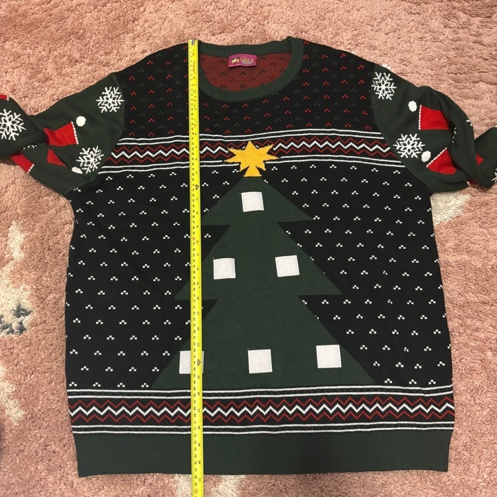 Beer Pong 3D Ugly Christmas Sweater Multicolored Size 2XL Men’s/Womens - Picture 7 of 8